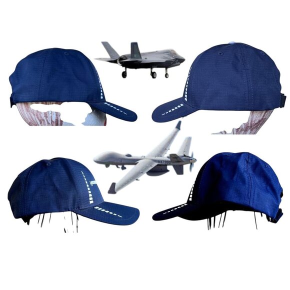 NWOT Lockheed Martin Cap America Navy White Military Aircraft Hat Aerospace Jet - Picture 5 of 12